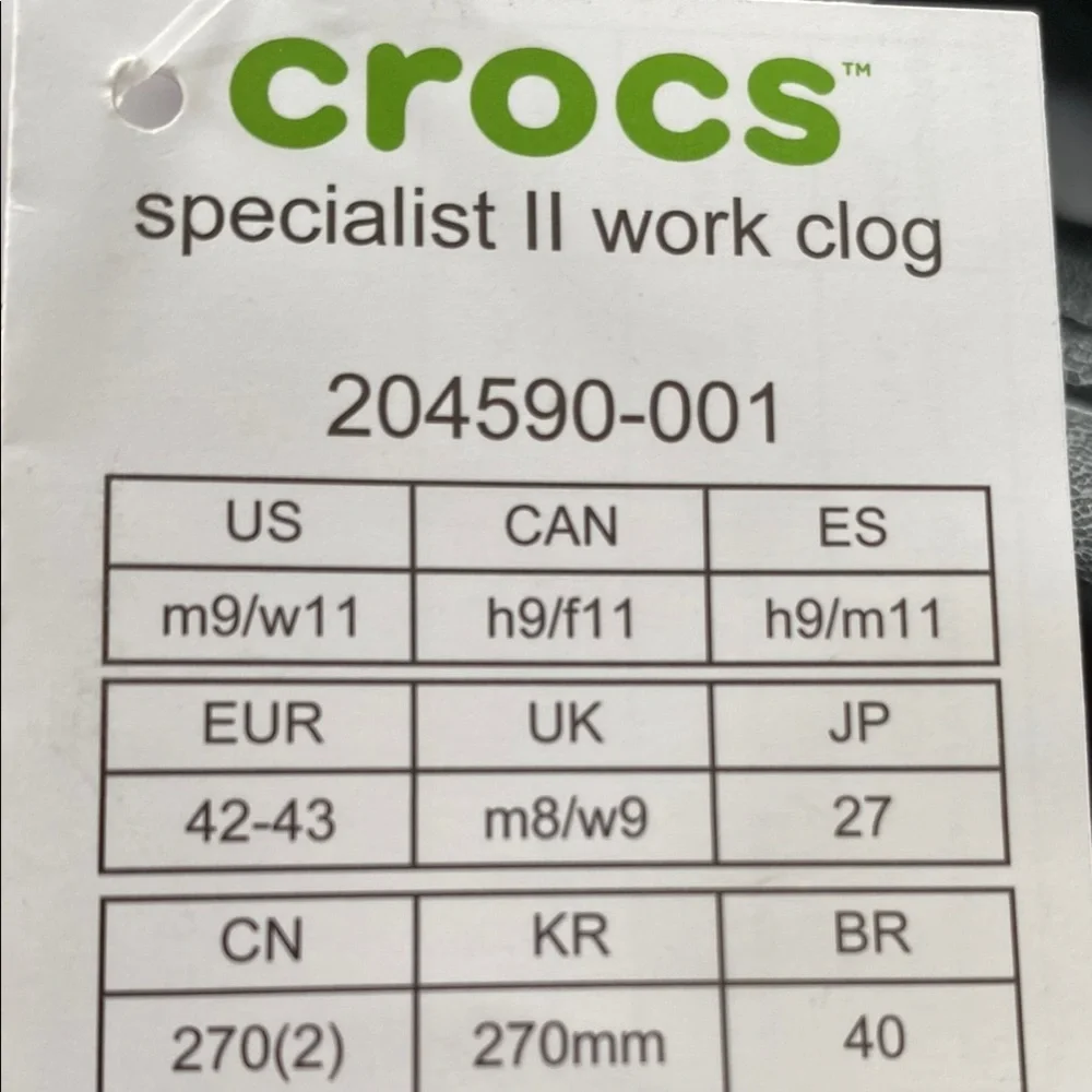 CROCS Black Sandals with Molded Design and Ventilation